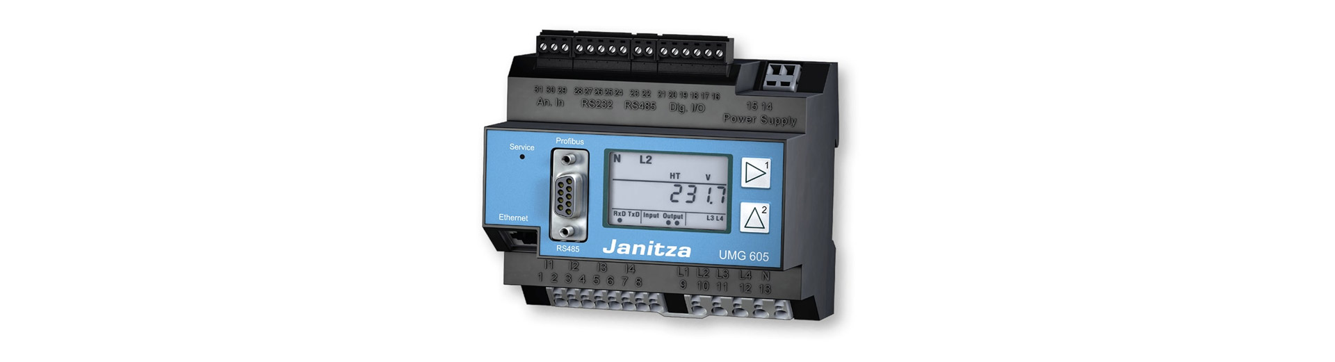 Janitza energia monitoring